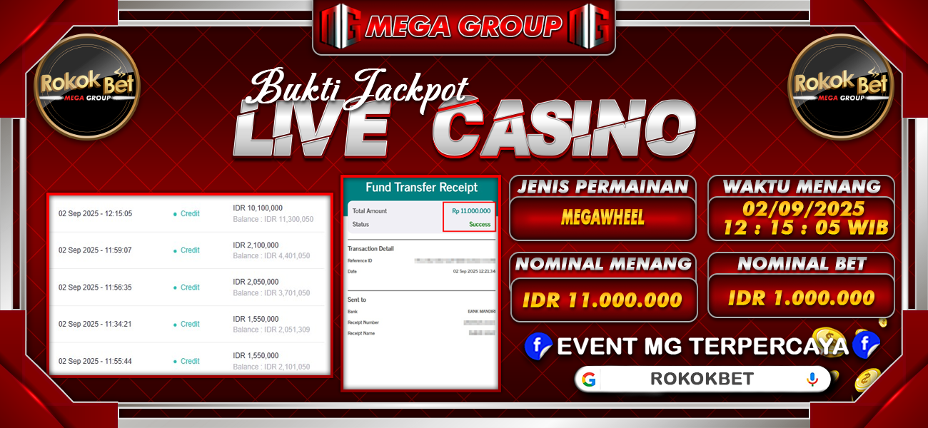 Bukti JP situs Rokokbet hari Selasa, 02 September 2025